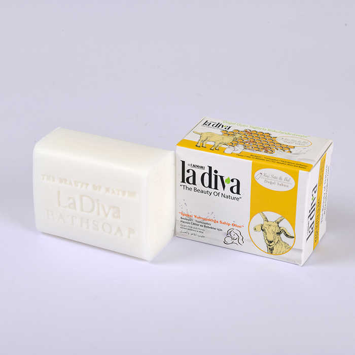 LaDiva Natural Soap with Goat Milk & Honey 155 Gr.