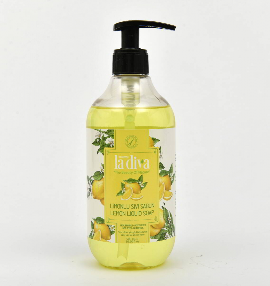 LaDiva Lemon Liquid Soap 500 ml